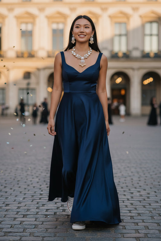 Royal Gemstones: Handmade Jewelry Set with Pearls and Precious Stones