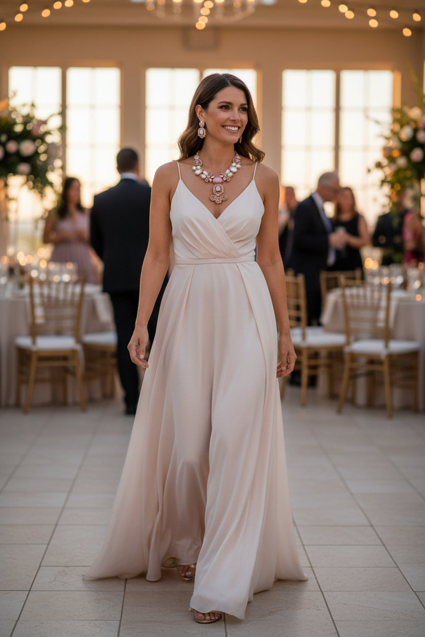 Royal Gemstones: Handmade Jewelry Set with Pearls and Precious Stones