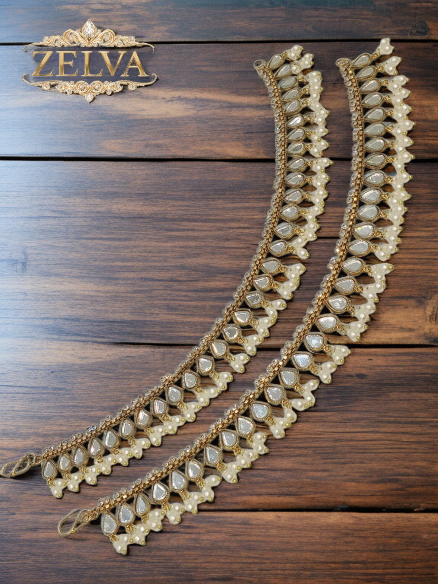 Pearl & Elegance: Handmade Jewelry Set with Stunning Stones