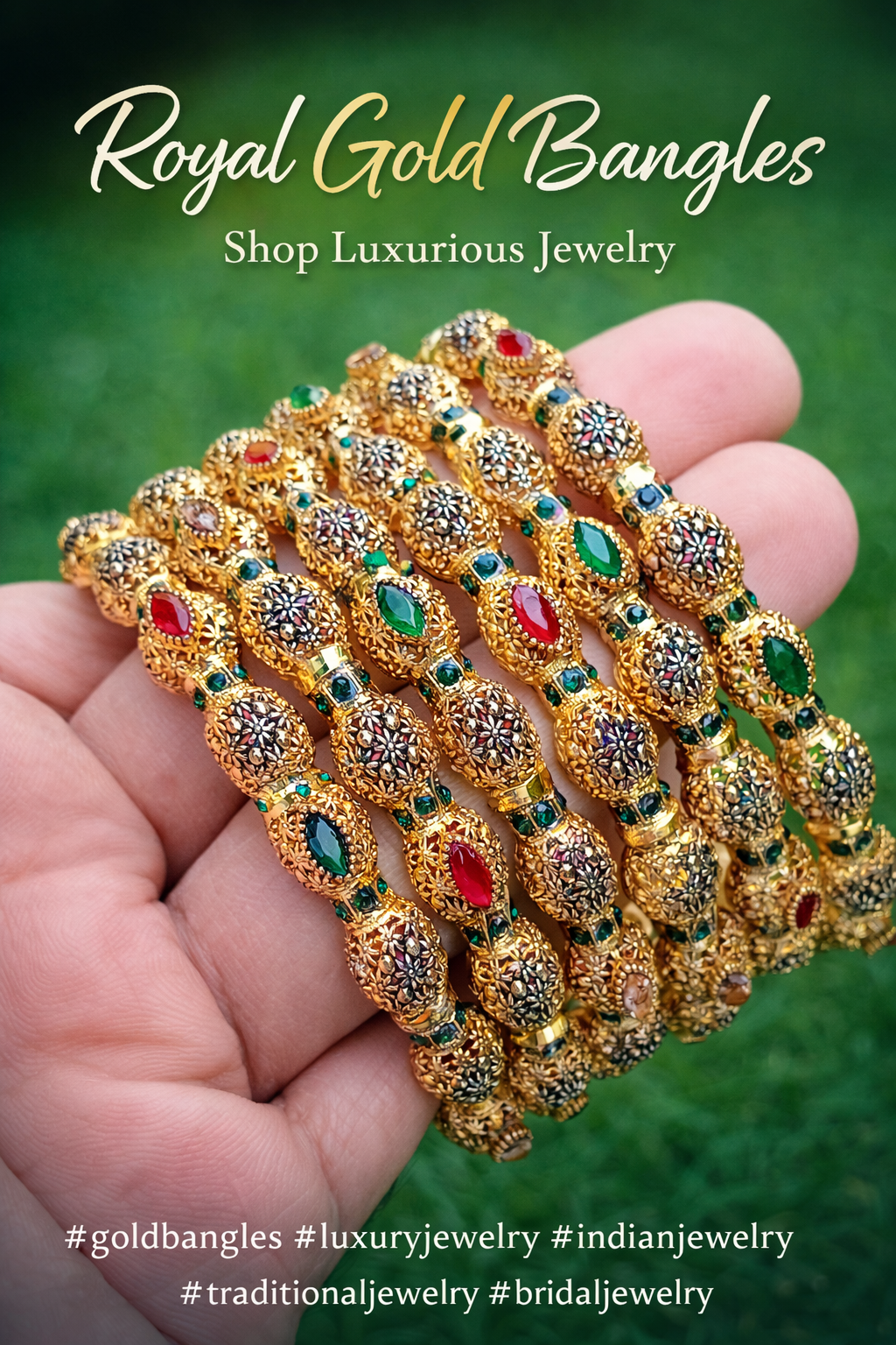 Royal Gold Bangles – Shop Luxurious Jewellery for Special Occasions