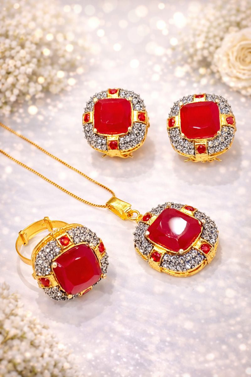 Necklace, Earrings, and Ring Collection