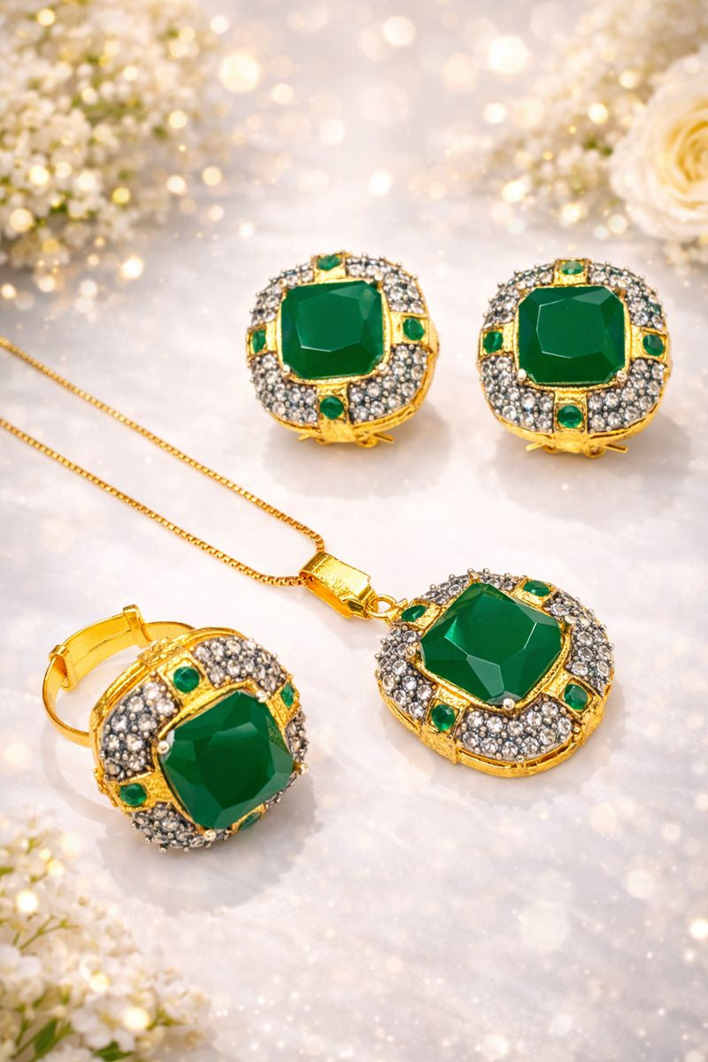 Necklace, Earrings, and Ring Collection