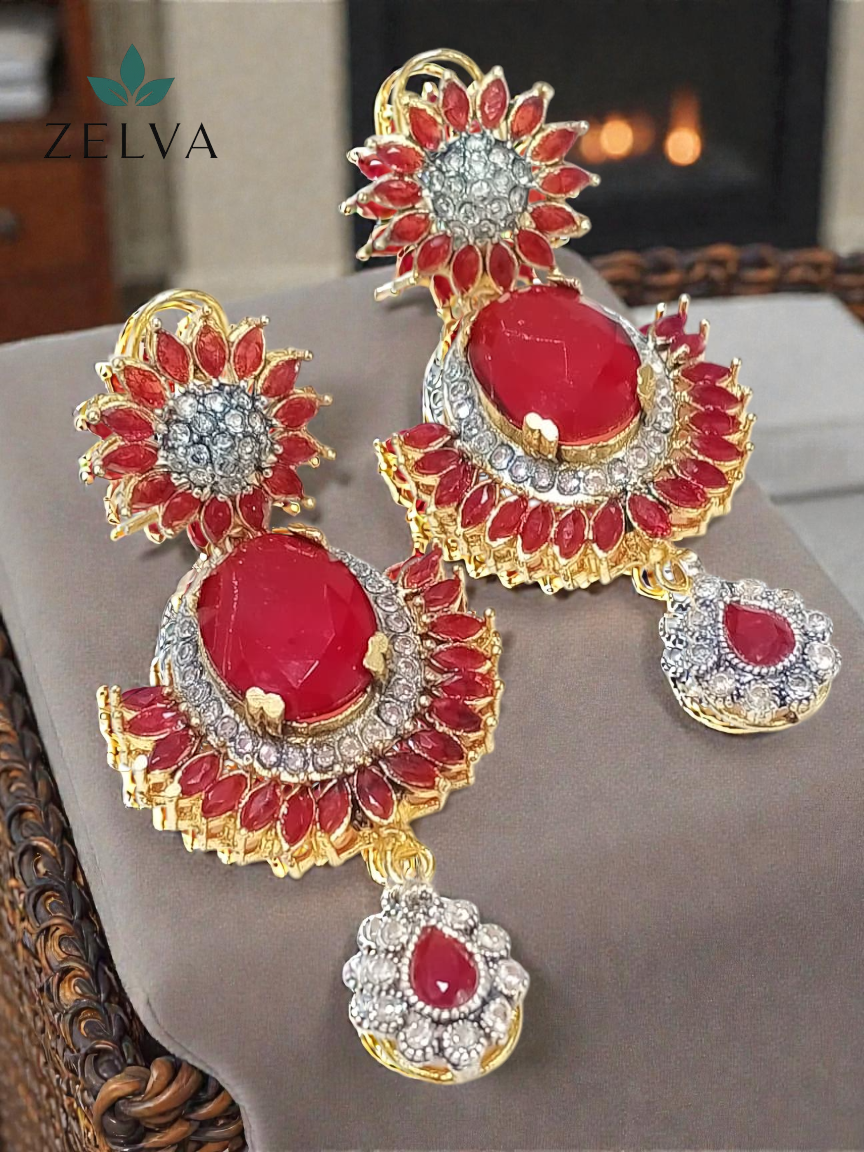 Golden Sunflower Elegance: Handmade Crystal Earrings