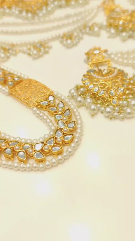 Affordable Bridal Elegance Jewellery Set – Necklace, Earrings, Bracelets & More