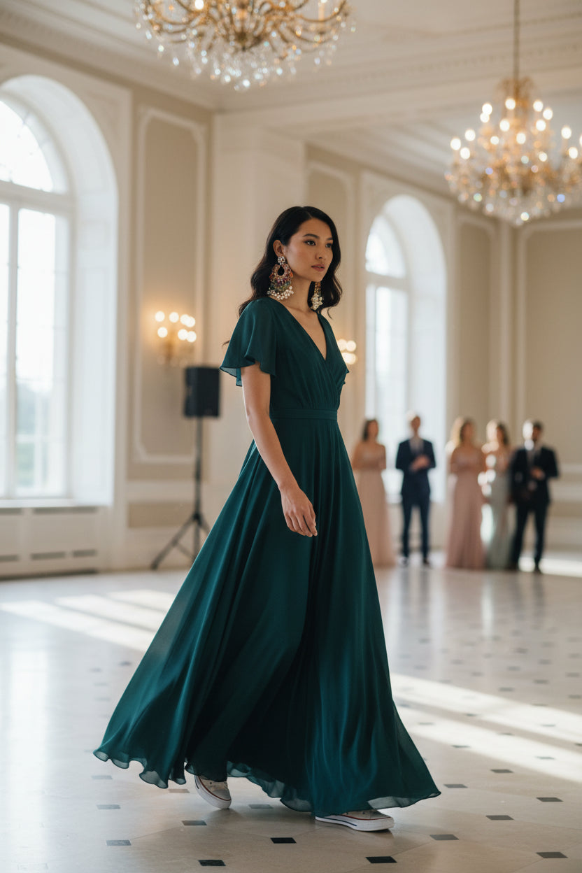 Glamorous Gold-Plated Earrings: Handmade with Vibrant Stones & Pearls